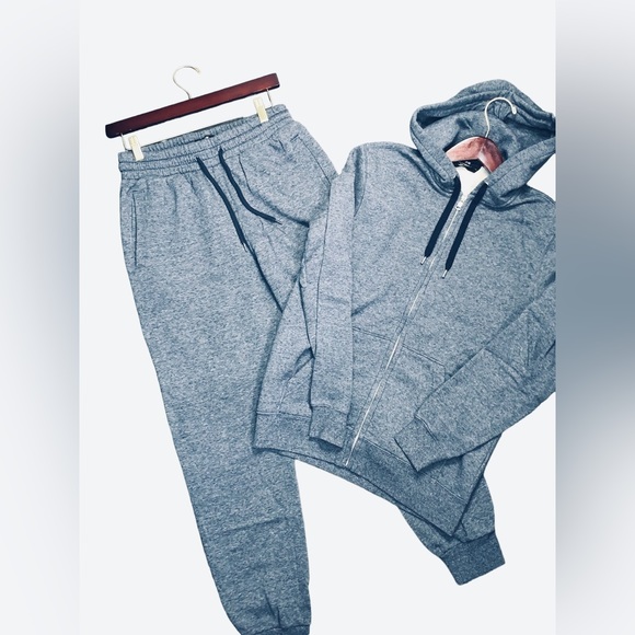 Heather Blue Sweat Suit - Picture 8 of 9